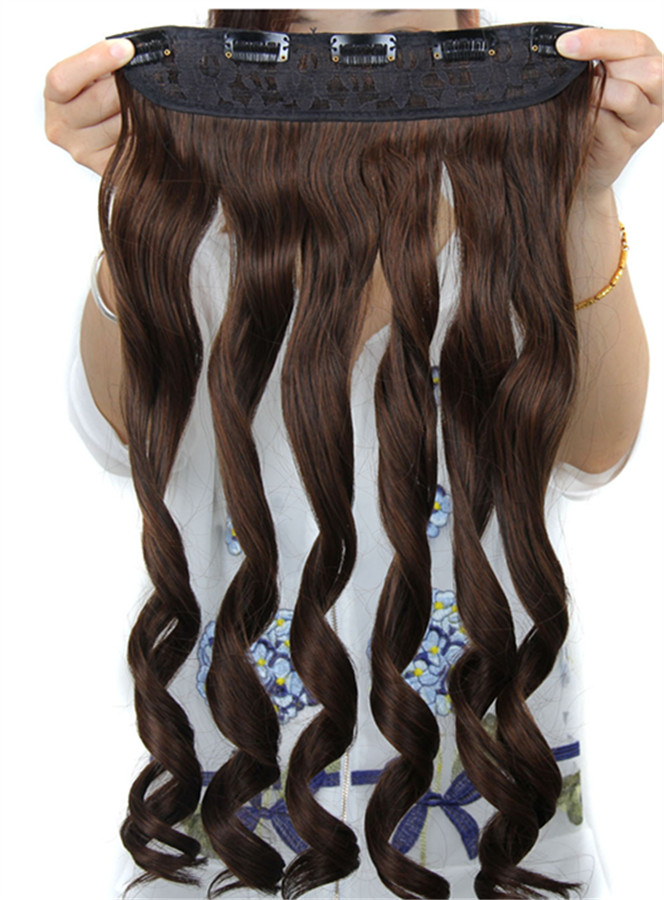 One Piece Body Wave Synthetic Clip In Hair Extension