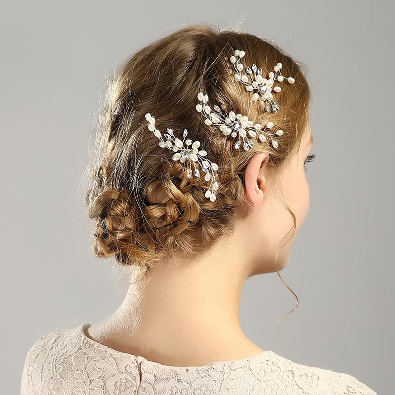 Charming Pearl Hairpin Wedding Hair Accessories