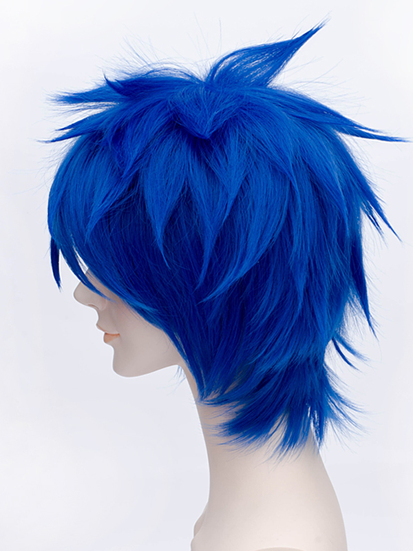 Akakura Shyouma Cosplay Short Blue Wig 12 Inches