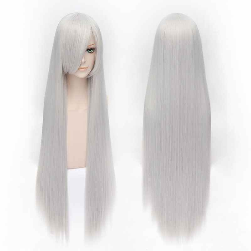 Vampire Knight Style Long Silver 40 Inches Wig