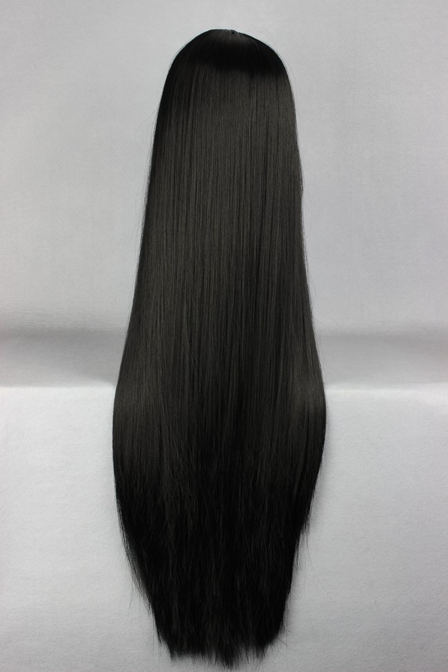 Shana Hairstyle Long Straight Black Cosplay Wigs 30 Inches