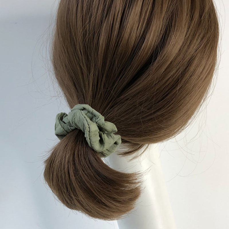 Adult Women/Ladies Japanese Style Plain Pattern Hair Rope Accessories For Birthday