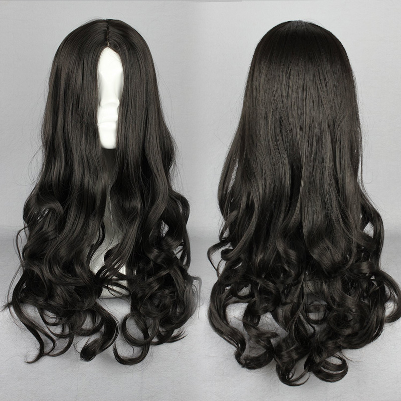 Japanese Lolita Style Black Color Cosplay Wigs 20 Inches