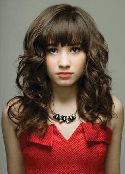 Beautiful Sweet Demi Lovato Hairstyle Long Big Curly Capless Wig 100% Human Hair 18 Inches
