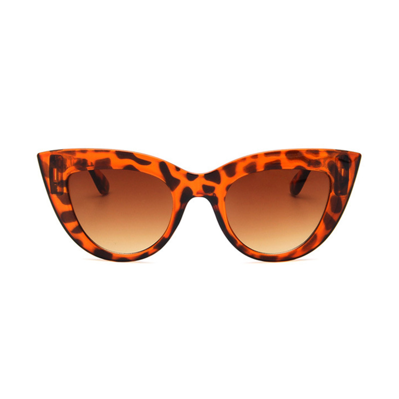 Adult Women/Men's Unisex Fashion Style Poly Carbonate Frame Resin Lens Cat Eye Shape Sunglasses