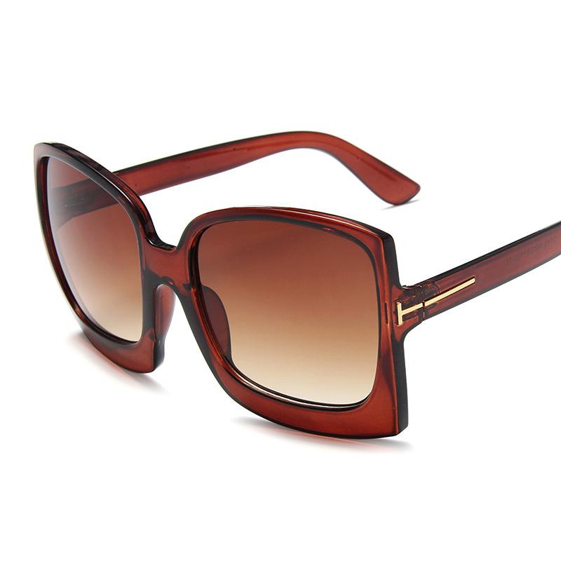 Unisex Women/Men's Vintage Style Poly Carbonate Frame Resin Lens Wrap Sunglasses