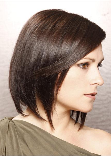 New Arrival Classic Bob Layered Hairstyle Medium Straight Full Lace Wig 100% Human Hair 10 Inches