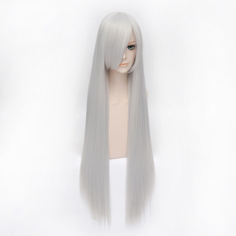 Vampire Knight Style Long Silver 40 Inches Wig