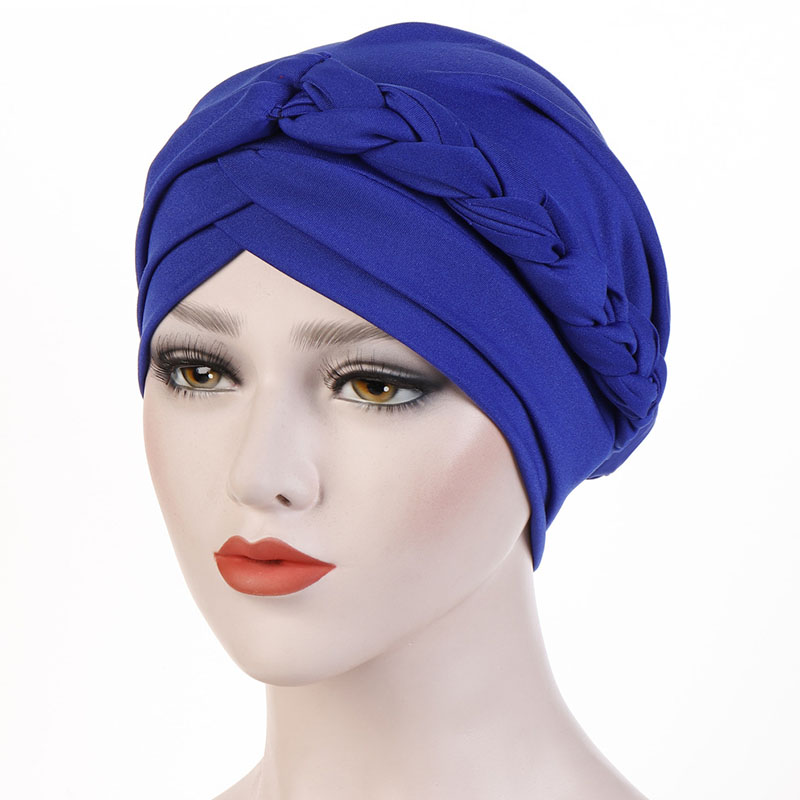 Pure Color Twist Women Turban