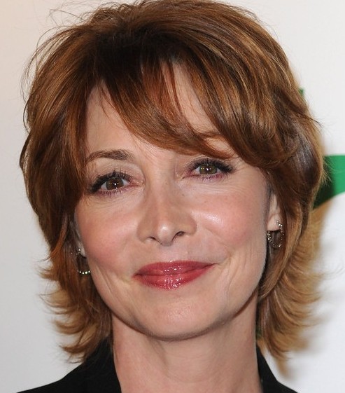 Short Straight Natural Wave Synthetic Capless Wigs for Older Women