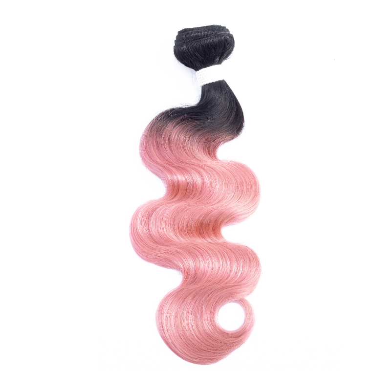 Wigsbuy Body Wave Ombre Human Hair Extensions 1 Piece