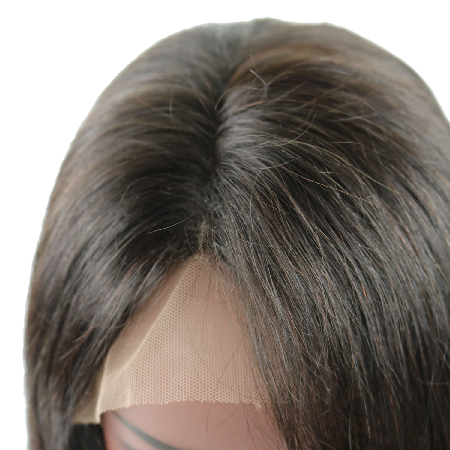 Medium Straight Lace Front Wigs Human Hair 12 Inches