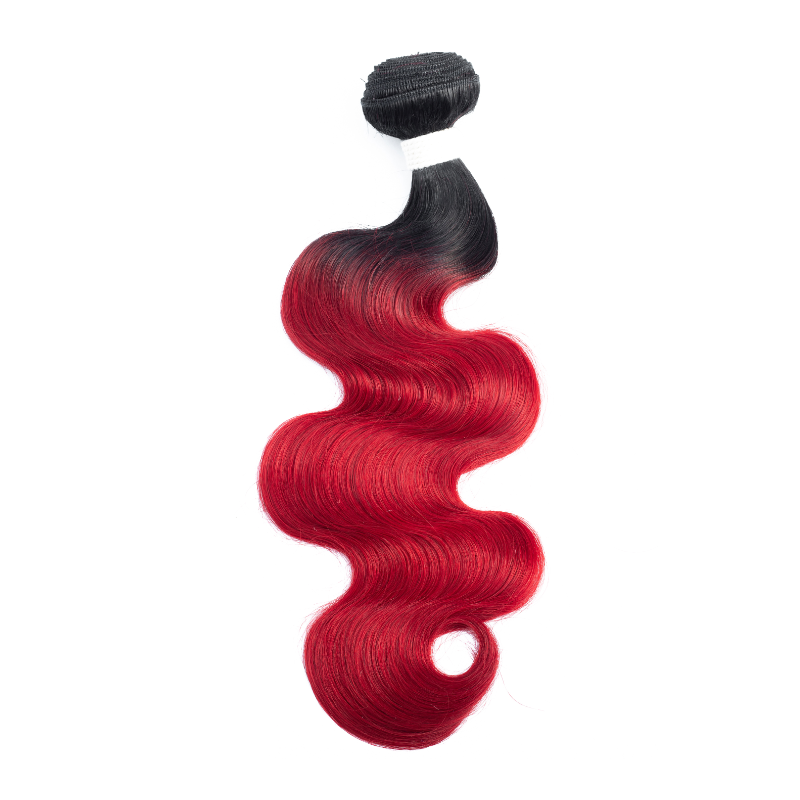 Wigsbuy Body Wave Ombre Human Hair Extensions 1 Piece