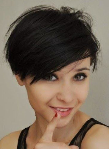 Cute Short Layered Pixie Haircut Synthetic Hair Capless Wig 6 Inches