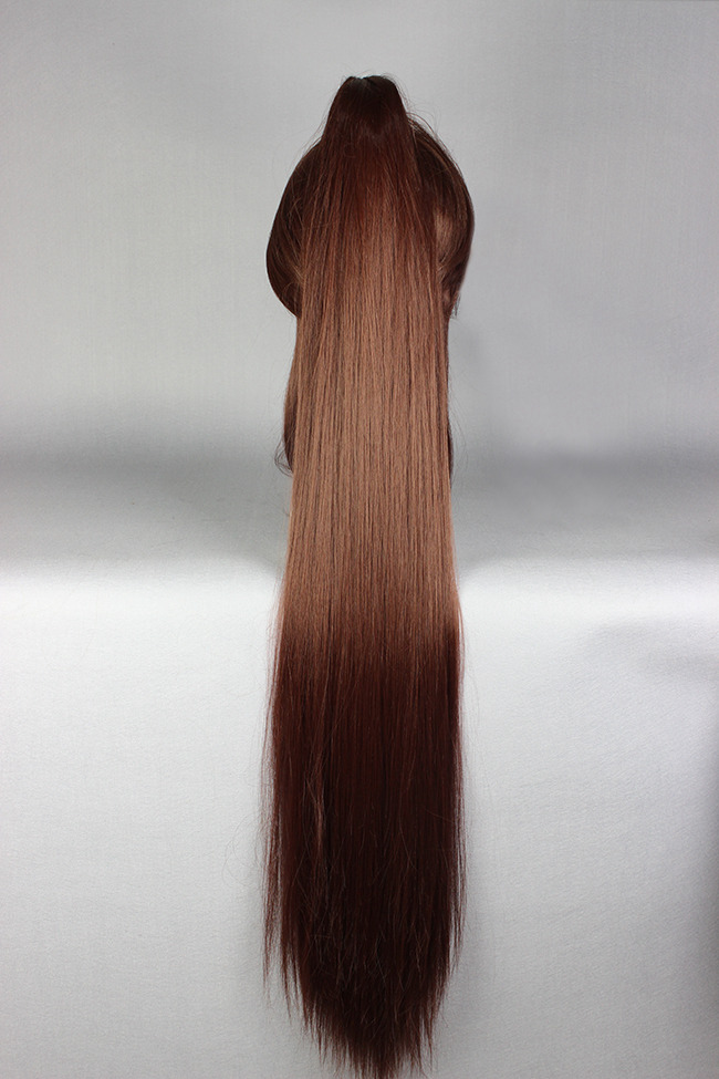 Super Long Straight Brown Cosplay Wig