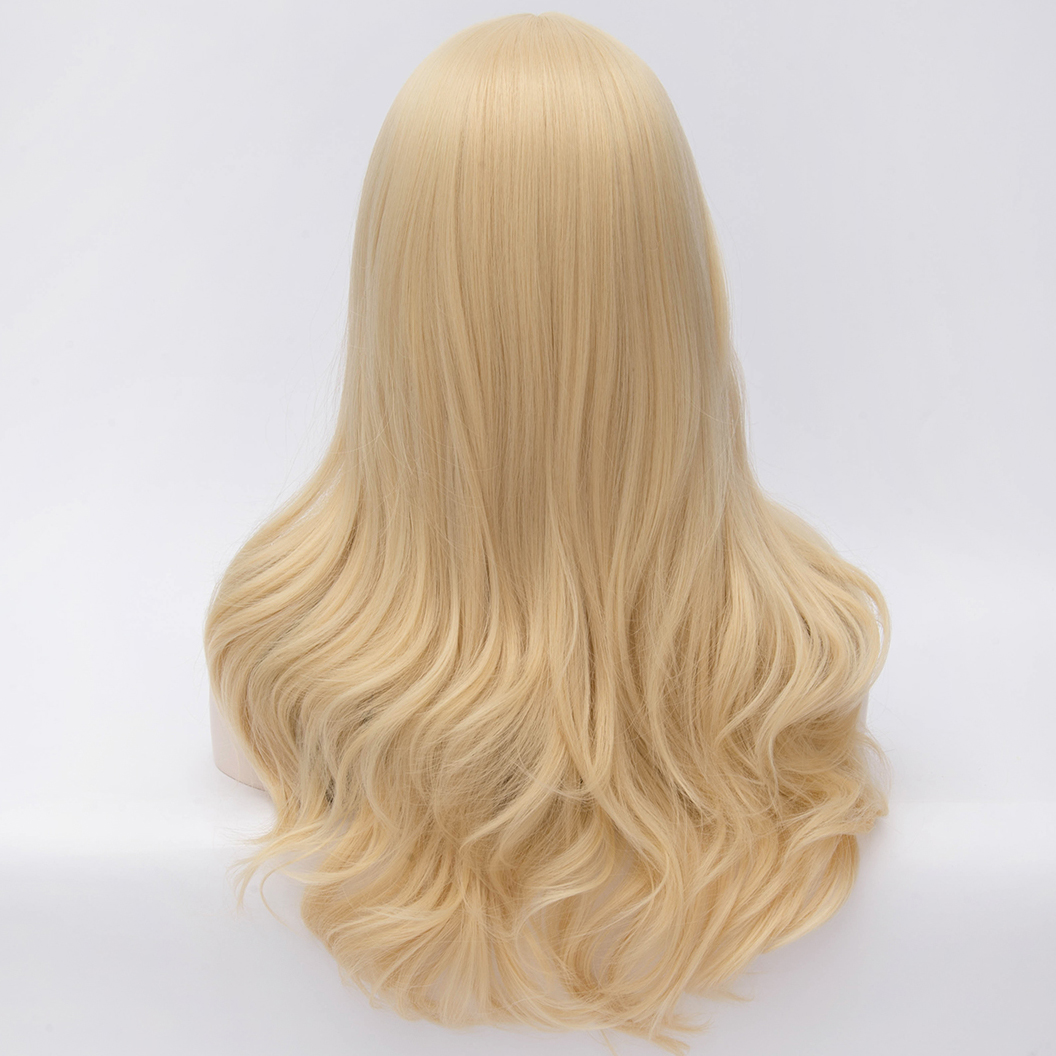 Attractive Cheryl Long Wavy Blonde Hair Cosplay Party Wig 24 Inches