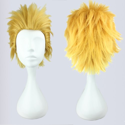 Fate Zero Archer Hairstyle Short Spiky Straight Synthetic Cosplay Wig 12 Inches