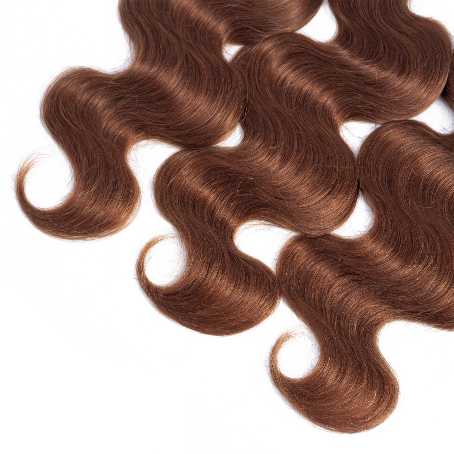 Wigsbuy Human Hair Weave Light Brown #4 Body Wave 3 Bundle Deals