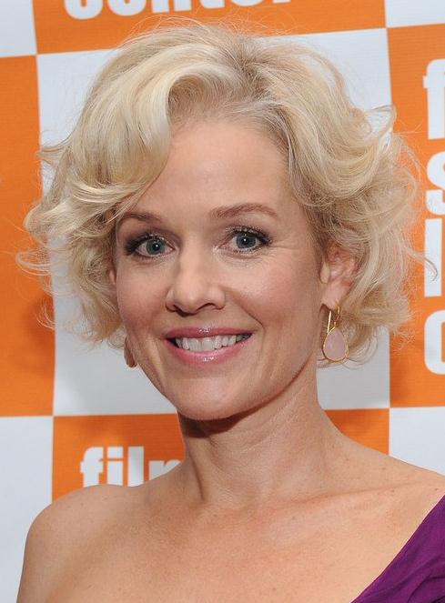 Penelope Annmiller Short Curly Lace Front Wigs 100% Human Hair for Older Women