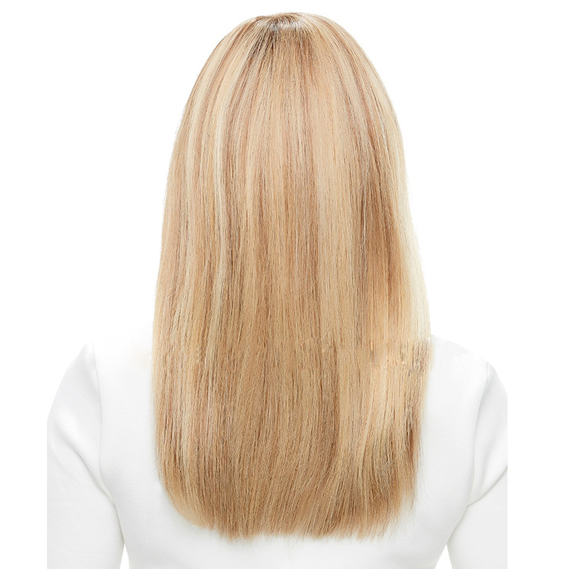 Side Part Long Straight Hair With Bangs Women Wigs 20 Inches