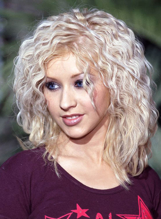 Attractive Sexy Medium Curly Lace Front Human Hair Wig 16 Inches