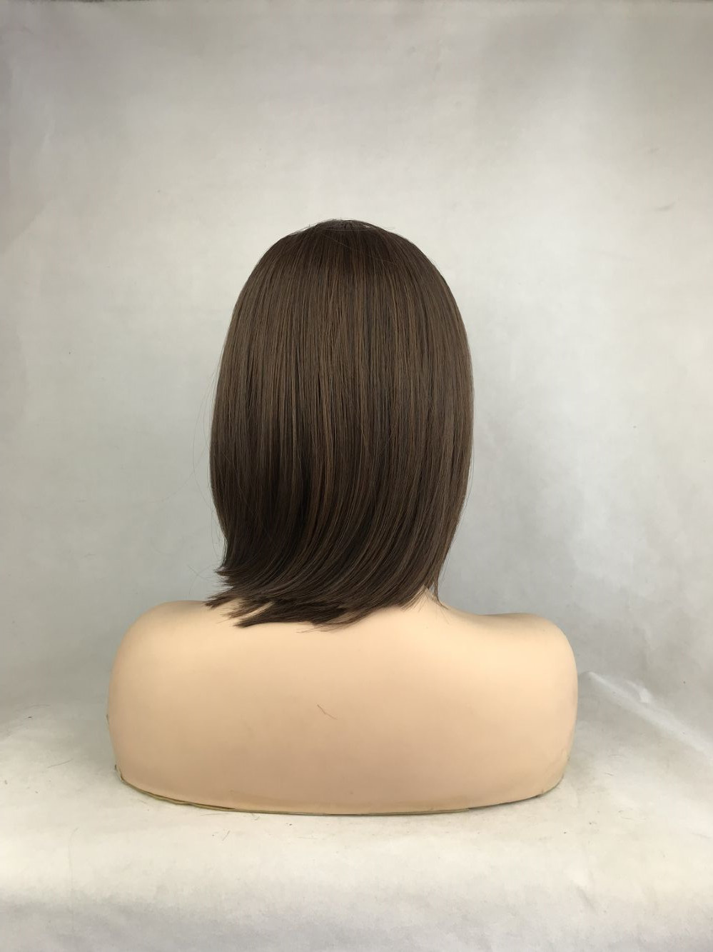 Medium Bob Hairstyle Hair Straight Lace Front Wig 14 Inches