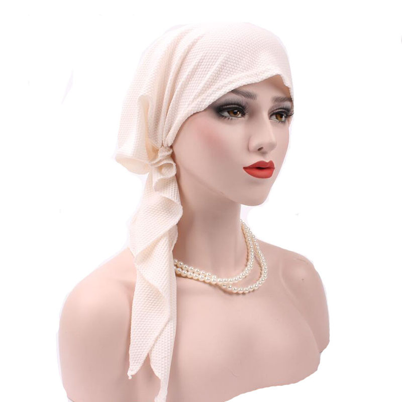 Pure Colour Plain Fashion Turban For Women