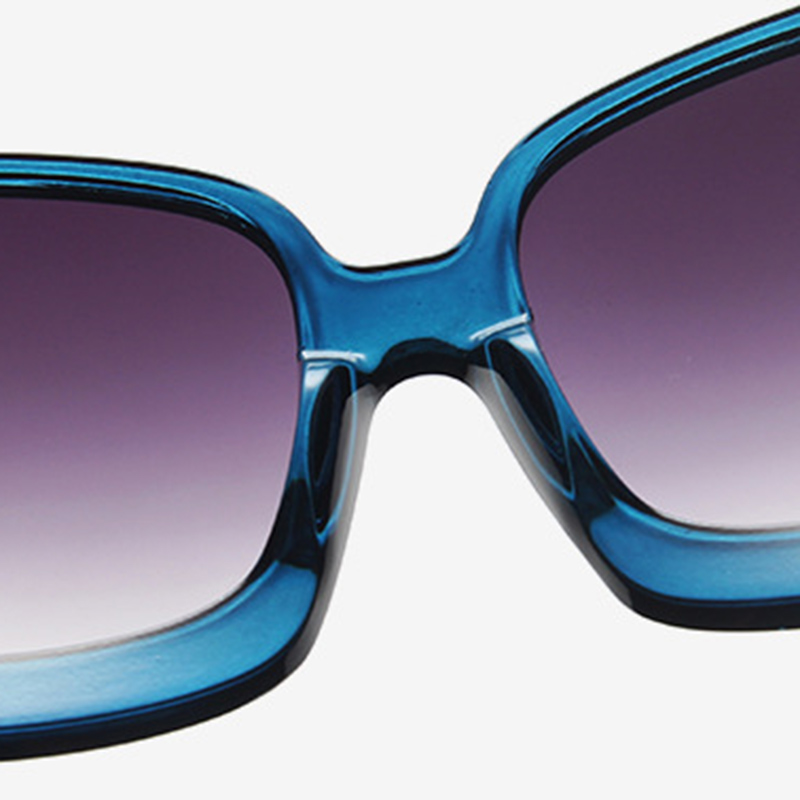 Unisex Women/Men's Vintage Style Poly Carbonate Frame Resin Lens Wrap Sunglasses