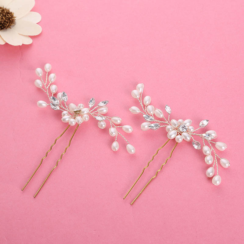 Charming Pearl Hairpin Wedding Hair Accessories
