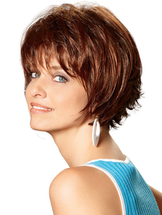 Carefree Hairstyle 100% Human Remy Hair Short Straight Soft Wig