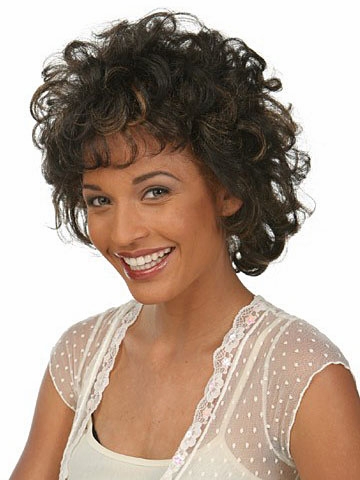Cheap Beautiful Amazing Sexy Short Curly Brown Wig 8 Inches