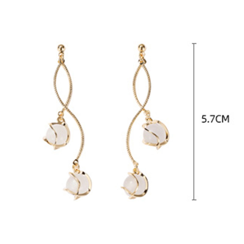 Alloy Material Women/Ladies Korean Style Drop Type Earrings For Prom/Party/Birthday/Gift