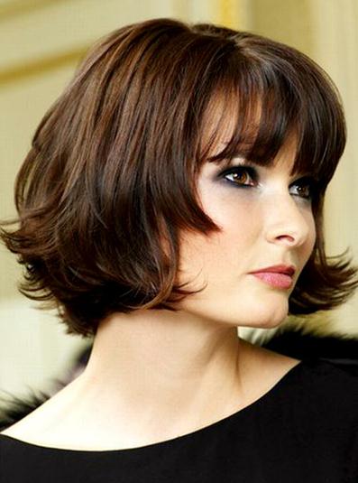 Attractive High Quality Inexpensive Short Wavy Lace Wig 100% Real Human Hair 8 Inches