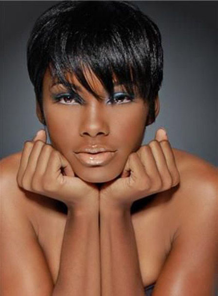 Simple Smart Fascinating Short Straight 100% Human Hair Full Lace Wigs
