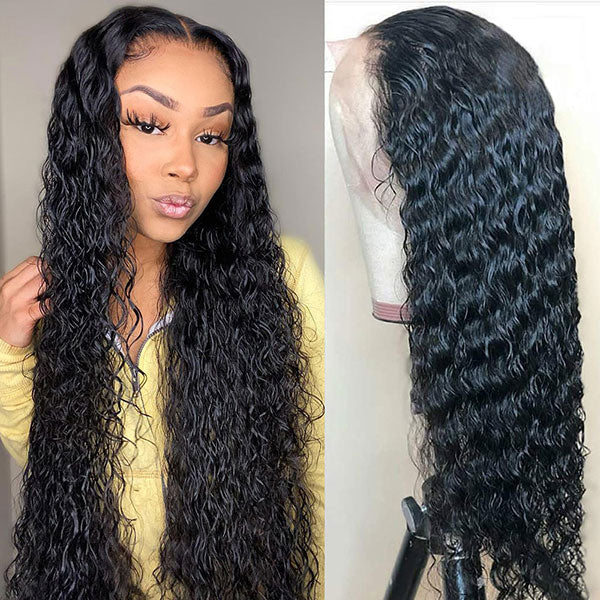 Glueless 30 Inch Water Wave Human Hair Wigs 13x4 13x6 Lace Front Wig Wet And Wavy Hd Lace Wigs Pre Plucked