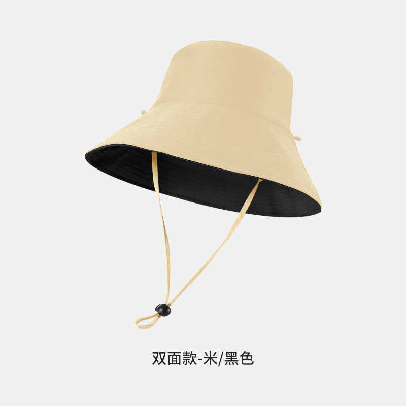 Bucket hat InSunshine reversible big brim outdoor sun protection