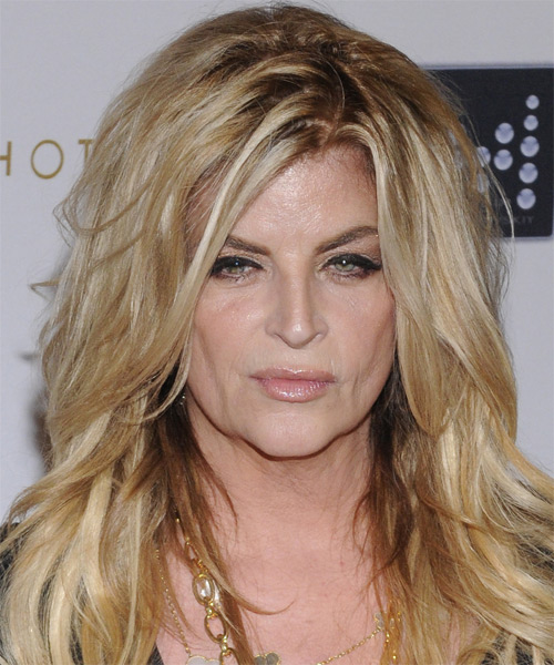 Kirstie Alley Hairstyles Long Straight Light Golden Blonde Hairstyle with Light Blonde Highlights 18 Inches