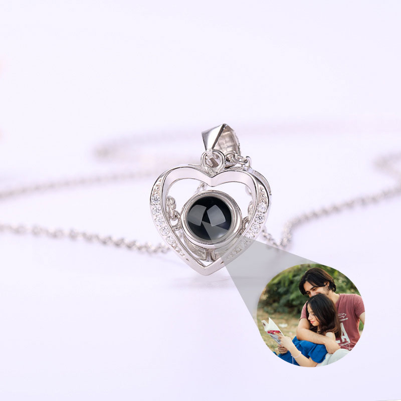 Personalized Photo Projection Necklace To Lover-I Love You