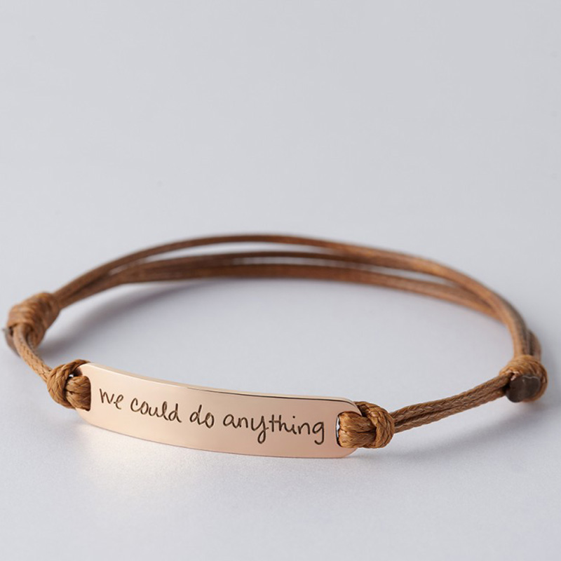 Customized Handwriting Name Bracelet Gift For Your Loved
