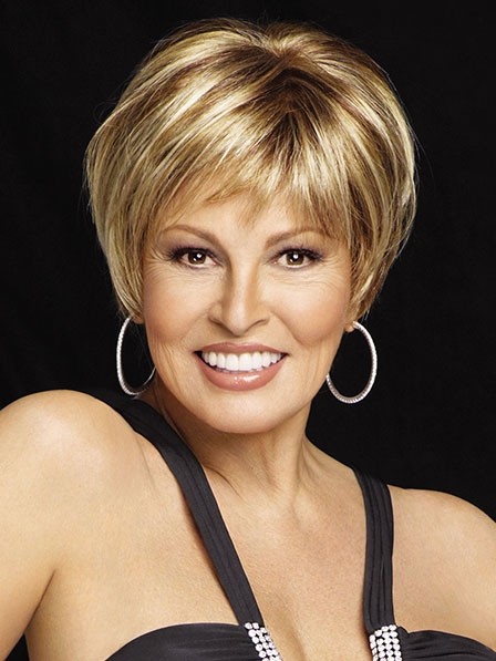 Straight Synthetic Capless Raquel Welch Wigs With Bangs