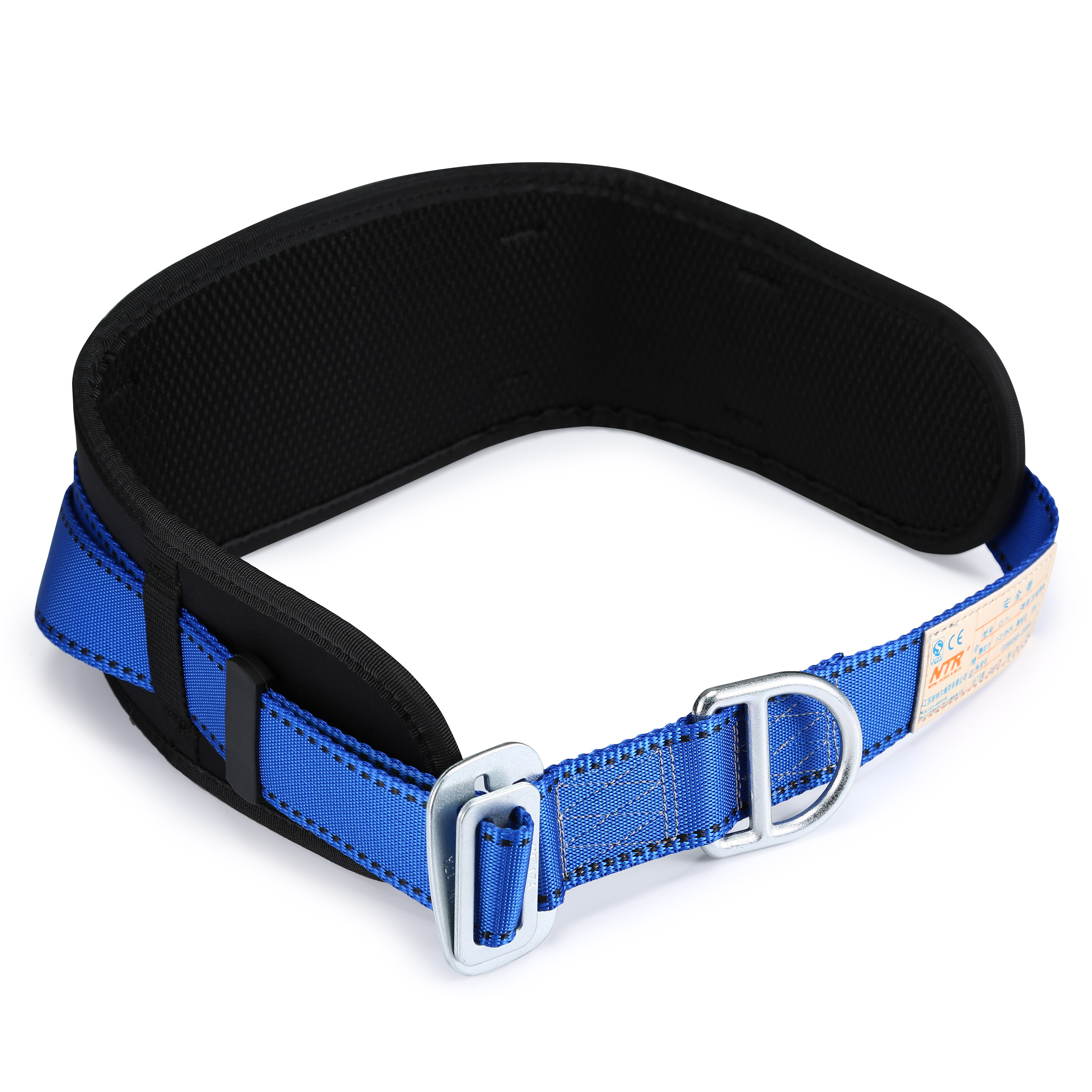 Body Belt w/ Waist Pad Side D-Rings Protective Equipment Safety Climbing Harness